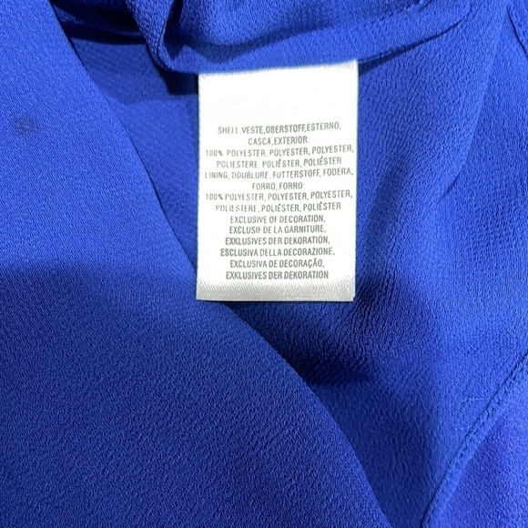 NWT Free People Forget Me Not Chiffon Maxi Dress SZ 8 Periwinkle Blue - Picture 14 of 15